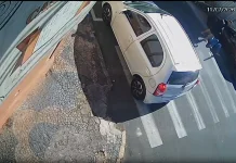 VÍDEO: Homem agride idosa após acidente pequeno de trânsito
