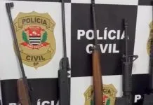 Operação Nuremberg apreende arsenal com fuzis, granada e símbolos nazistas na região