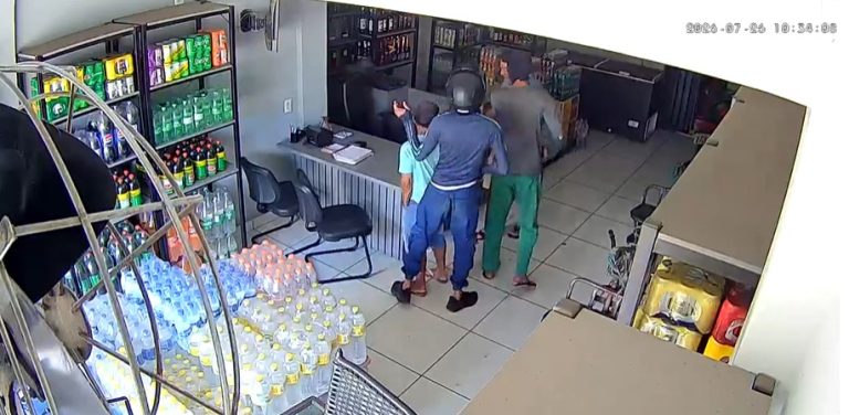 Assaltantes rendem vítimas e roubam depósito de bebidas em Sapé