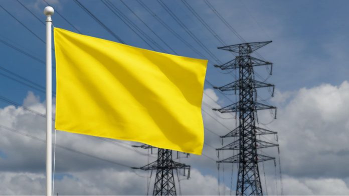 bandeira amarela energia agosto