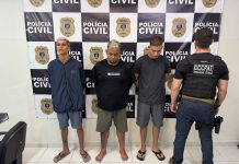 Três suspeitos de sequestro-relâmpago contra casal de idosos são presos em João Pessoa