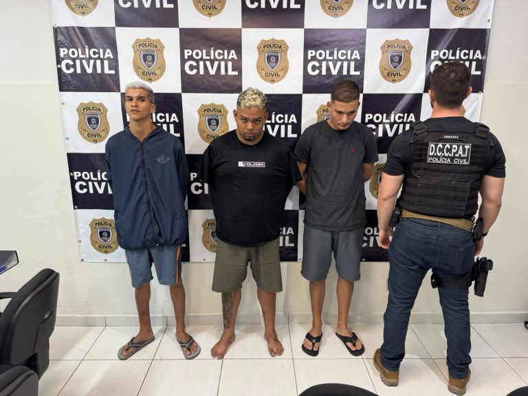 Três suspeitos de sequestro-relâmpago contra casal de idosos são presos em João Pessoa