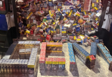 Mais de 6,6 mil cigarros contrabandeados e 14 máquinas de jogos de azar são apreendidos em São Vicente