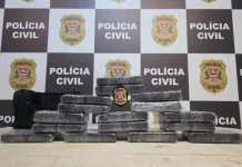 Homem é preso em flagrante após abandonar mala com 16 kg de cocaína em Santos