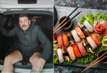 Dono de restaurante japonês é preso por roubar salmão de supermercado em Guarujá