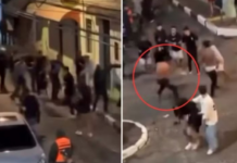 Homem é agredido durante briga generalizada em “esquenta” de festa tradicional de Iguape; VÍDEO