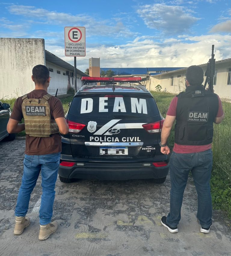 Homem é preso após Polícia Civil identificar suposto plano de feminicídio contra ex-companheira em Santa Rita