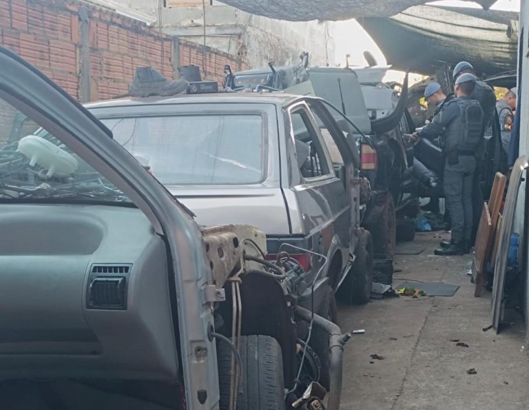 PM descobre desmanche clandestino com nove veículos em Rio Preto