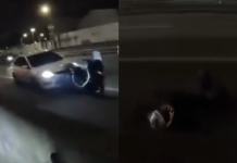 Motorista atropela motociclista e foge sem prestar socorro em rodovia de São Vicente; VÍDEO