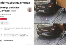 Motorista de aplicativo cancela corrida e furta televisão em São Vicente