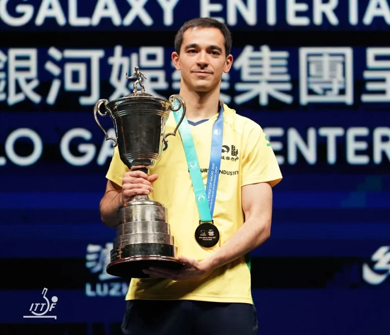 Com presença de Hugo Calderano, São José recebe pela primeira vez etapa do WTT Star Contender de tênis de mesa
