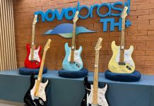 Novabrasil presenteia ouvintes com 5 guitarras autografadas pelos Detonautas