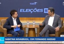 “São Paulo está com grave problema de gestão,” afirma Haddad em sabatina à Novabrasil