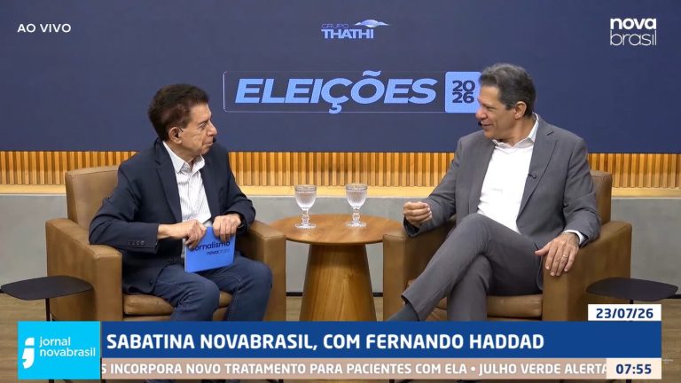 “São Paulo está com grave problema de gestão,” afirma Haddad em sabatina à Novabrasil
