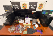 Homem investigado por “disk drogas” é preso em flagrante e polícia recupera cerca de R$ 20 mil em equipamentos eletrônicos