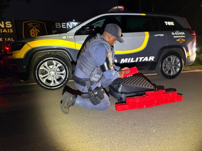 Polícia prende homem em ônibus com mais de 11 kg na Rondon