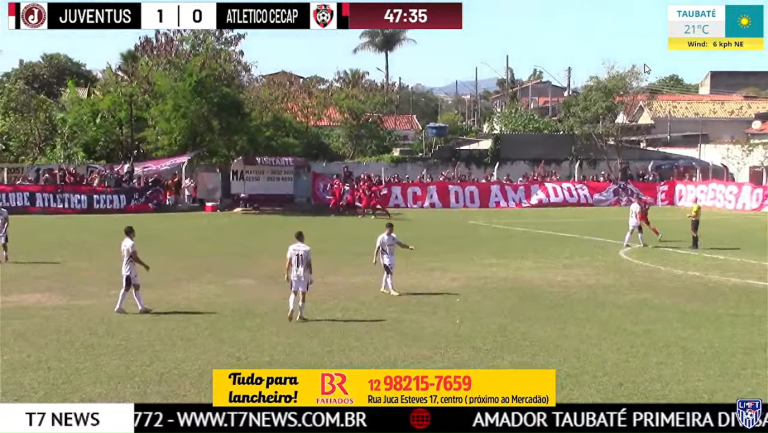 Jogo do Campeonato Amador de Taubaté é encerrado após suposto disparo; veja VÍDEO