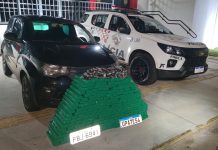 Após perseguição, Força Tática prende jovem com 200 kg de drogas na SP-300