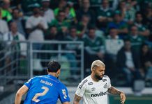 Palmeiras atropela um Santos sem Neymar e abre vantagem nas quartas