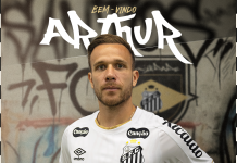 Santos anuncia contratação de Arthur Melo