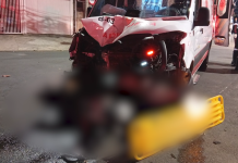 Moto bate em ambulância do Samu e dois ocupantes ficam feridos em Campinas