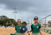 Dupla de beach tennis de Taubaté lidera ranking nacional sub-12 e é convocada para o Pan-Americano