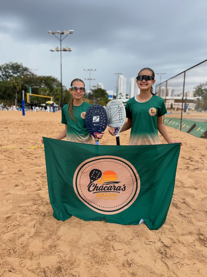 Dupla de beach tennis de Taubaté lidera ranking nacional sub-12 e é convocada para o Pan-Americano
