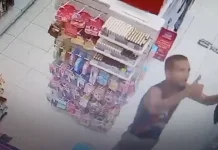 VÍDEO: Criminoso posa para câmera de segurança antes de assaltar farmácia em Valinhos