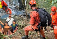 Justiça libera corpos de colombianas mortas em queda de helicóptero para cremação