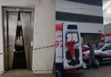 Elevador despenca com duas mães e duas crianças dentro de clínica em Hortolândia