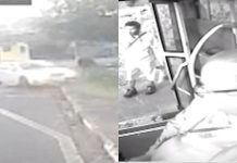 Mulher é salva por motorista de ônibus após ser atropelada por ex-companheiro em Campinas