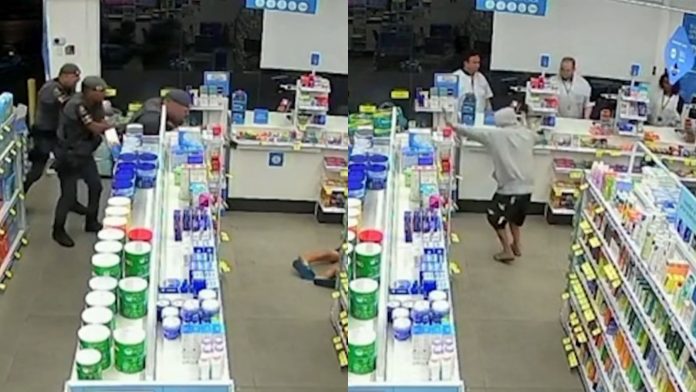 Tiroteio durante assalto a farmácia termina com homem morto em Campinas Tiroteio durante assalto a farmácia termina com homem morto em Campinas