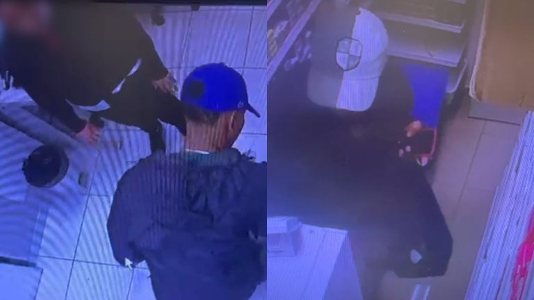 Dois homens armados rendem vítimas e roubam farmácia