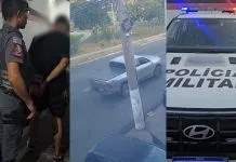 Perseguição a caminhonete furtada termina com batida em creche de Campinas
