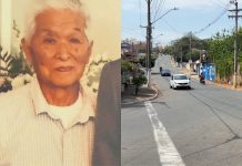 Idoso desaparece após ir ao mercado; carro pessoal é visto pela última vez no bairro Nova Veneza em Sumaré