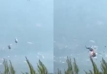VÍDEO: Helicópteros de combate a incêndios florestais colidem no ar na Grécia