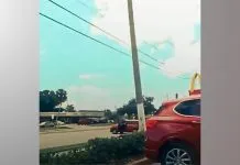 Carro anda sozinho e mulher tenta impedir acidente nos EUA