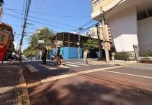 Saerp realiza reparo emergencial na rede de esgoto na região central