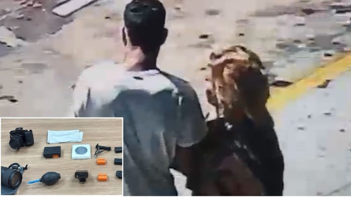 Casal furta bolsa com equipamentos fotográficos avaliados em R$ 20 mil Casal furta bolsa com equipamentos fotográficos avaliados em R$ 20 mil