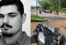 Jovem de 24 anos morre após bater moto contra carro em rotatória