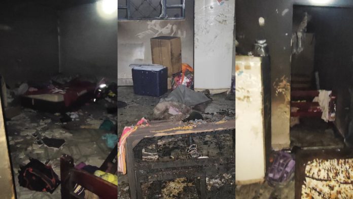 Mãe deixa filhos sozinhos em casa para ir ao forró e imóvel pega fogo; três crianças ficaram feridas