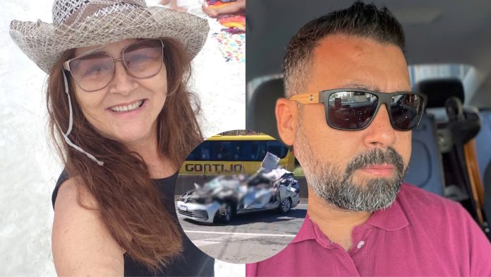 Mãe e filho: Vítimas do acidente na passarela da Rod. Fernão Dias são identificadas