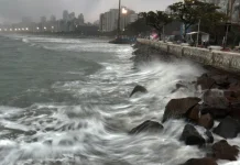 Frente fria manterá tempo instável em Santos no início da semana