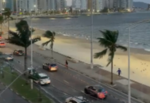 Ciclone Bomba: ventos chegam a 109 km/h na Baixada Santista na manhã desta sexta-feira (7) e causam estragos; VÍDEO
