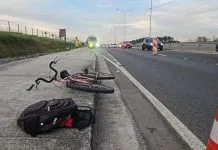 Ciclista fica gravemente ferido após ser atropelado por carreta na Dutra, em São José