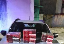 Polícia apreende 340 maços de cigarros do Paraguai em veículo na Oswaldo Cruz, em Ubatuba