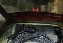 VÍDEO: Três são presos após serem flagrados furtando fiação elétrica em Tremembé