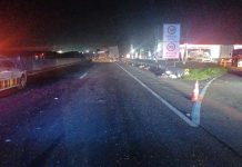 Colisão entre caminhões deixa um ferido e interdita a Dutra em Pindamonhangaba