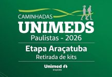 Retirada dos kits da Caminhada Unimeds Paulistas – edição Araçatuba acontece neste sábado