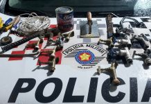 Homem é preso com materiais de possível furto no centro de Guaratinguetá